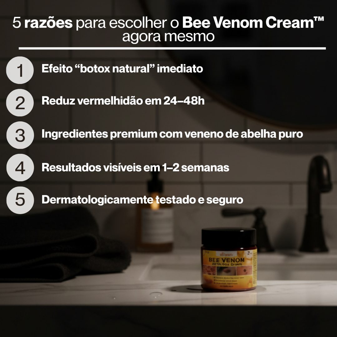 Creme Total com Veneno de Abelha