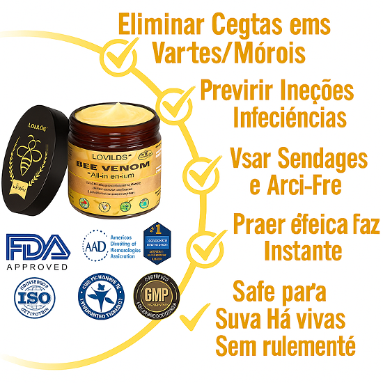 Creme Total com Veneno de Abelha