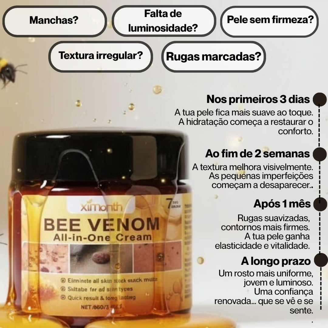 Creme Total com Veneno de Abelha