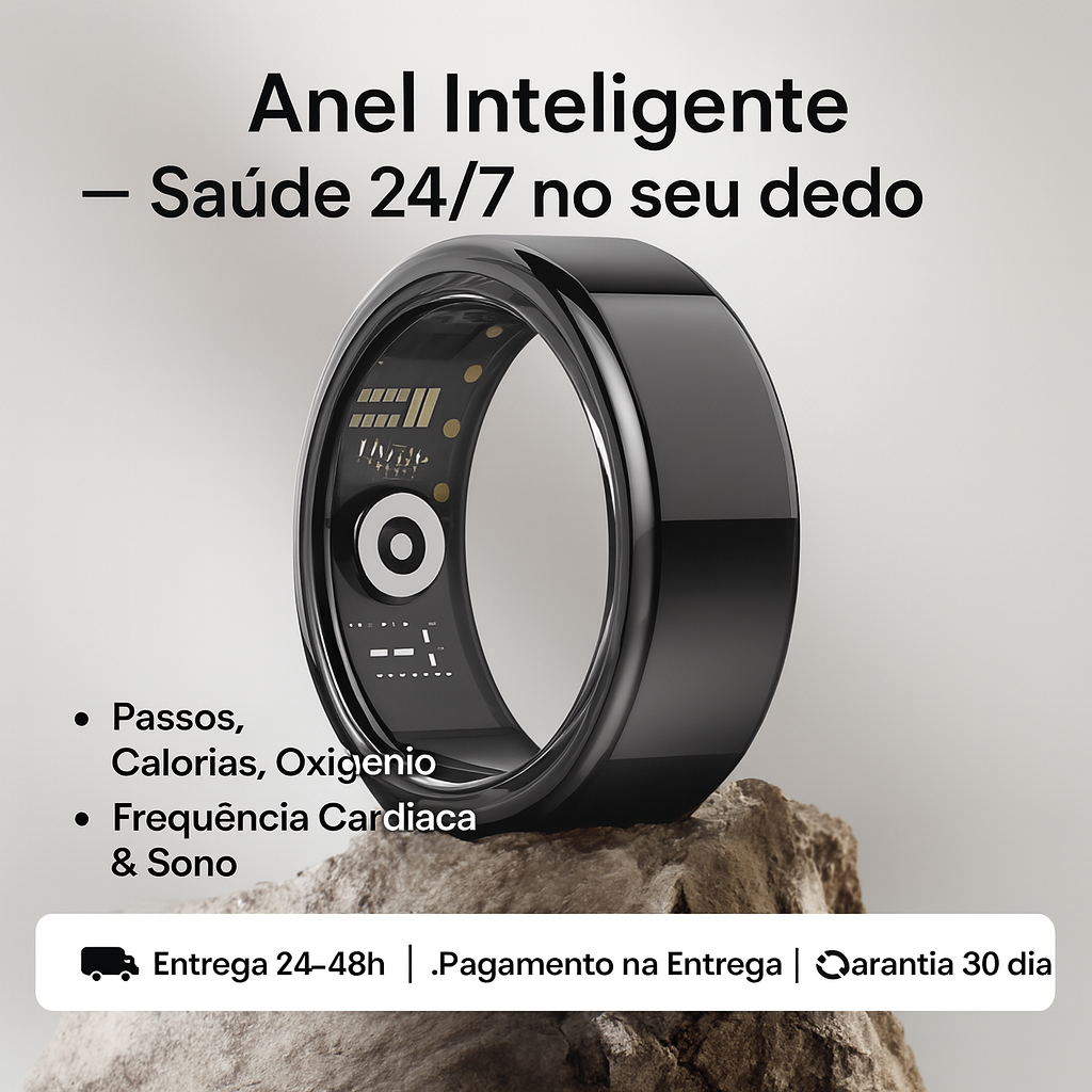 Anel Inteligente – Saúde 24/7 no Seu Dedo