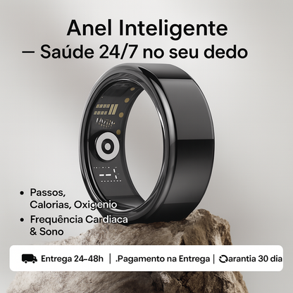 Anel Inteligente – Saúde 24/7 no Seu Dedo