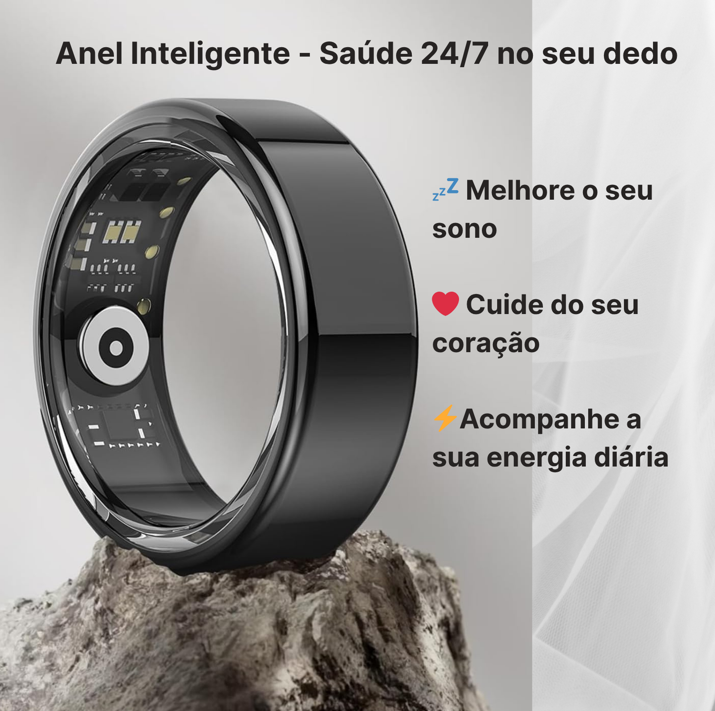 Anel Inteligente – Saúde 24/7 no Seu Dedo